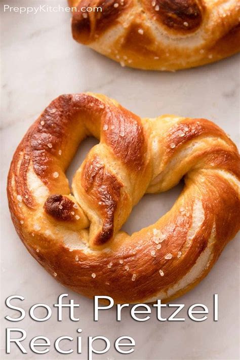 preppy kitchen pretzel|preppy kitchen soft pretzels.